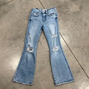 Flying Monkey Kids Distressed Blue Jeans